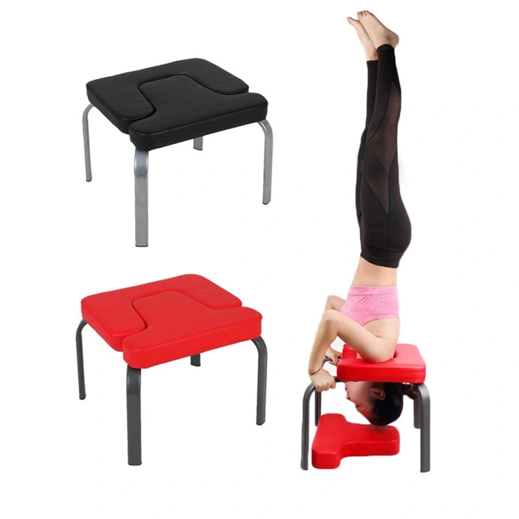 Relieve Fatigue Body Headstand Metal Inverted Chair Yoga Stool