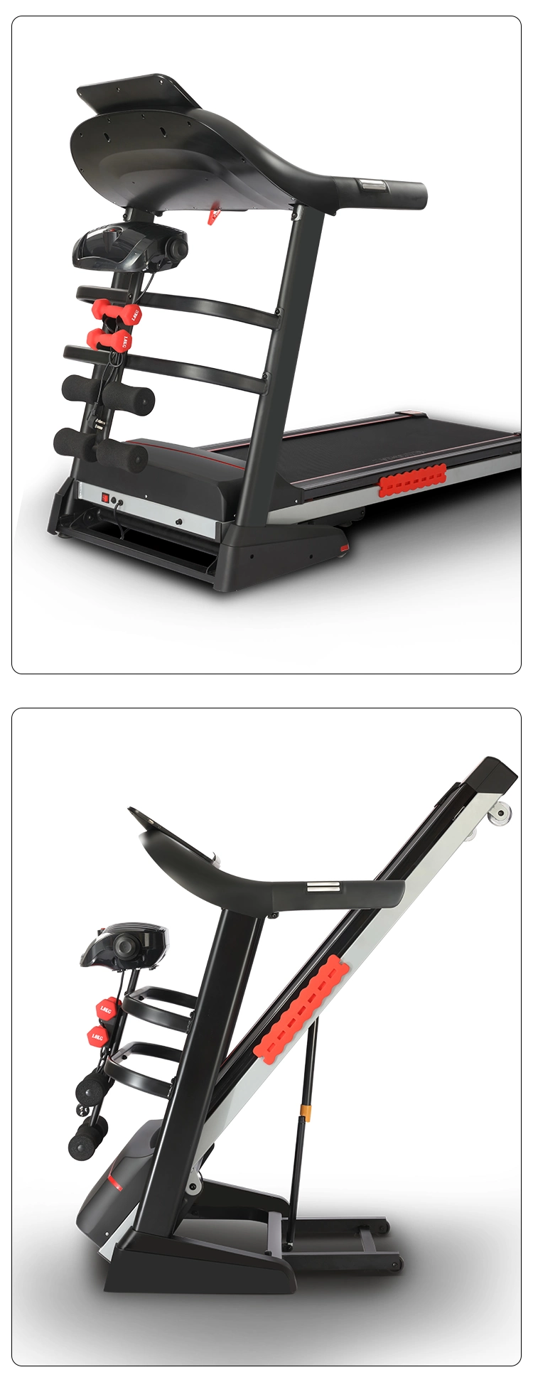 Ypoo Foldable Electric Treadmill Multifunctional Treadmill Peak 3.0HP Treadmill