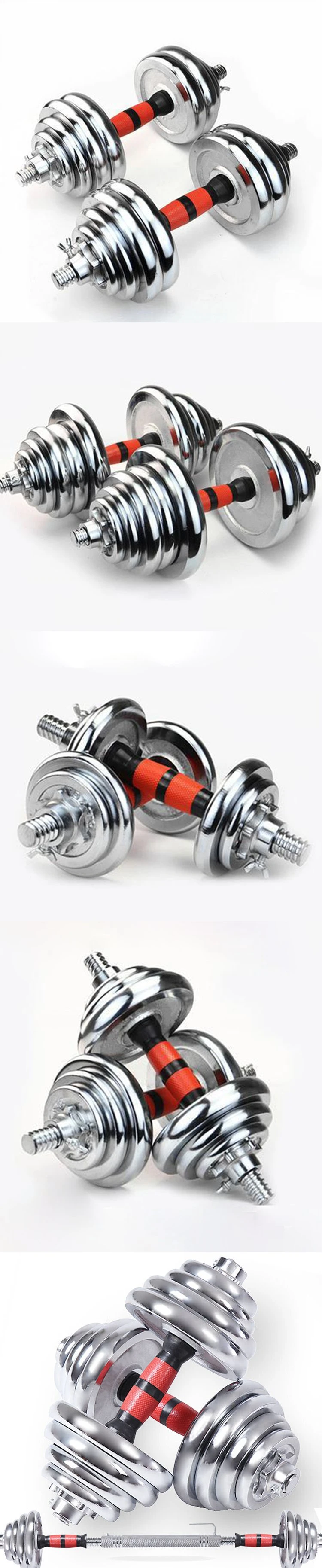 2022 Strength Training Gym Equipment Dumbbel Set Gym Electroplating Dumbbells Adjustable Dumbbell