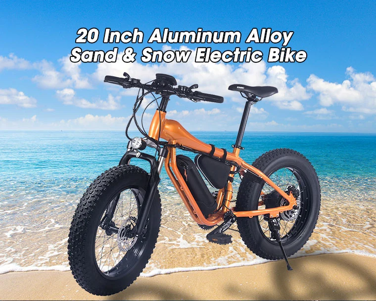 45kph (Pedal+ accelerator) 45kph Motorcycles Fat Folding Battery Bike Electric 500W E Bicycle