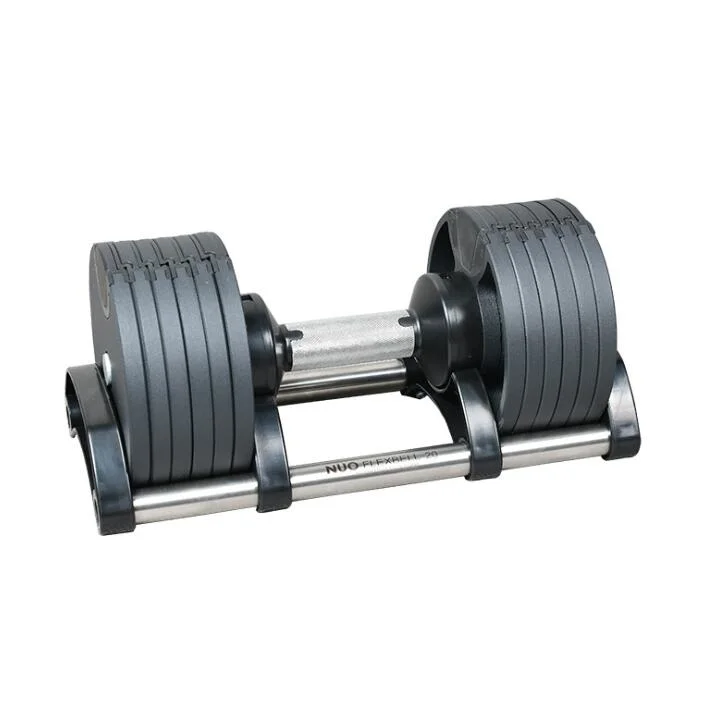 Cast Iron Fitness Equipment Round Head Rubber Dumbell/Rubber Hex Dumbbel