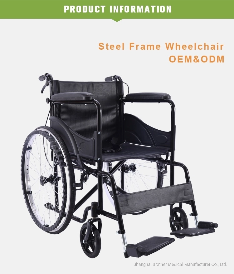 Manual Folding Rehabilitation Equipment Medical Supply Manufacturers of Manual Standing Wheelchair