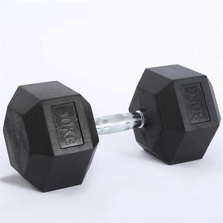 Cheap 5kg Steel Dumbellls Dumbbel Cast Iron Pesas De Gimnasio Dunbells Hexagonal Hex Gym Dumbells Set Rubber Hex Dumbbell