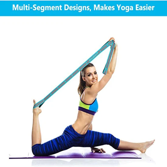 Ganze Verkauf Zahlen Drucken Widerstand Band 8 Löcher Gym Training Bands Yoga Stretch Bands Fitness Elastischen Gürtel für Tanz übung