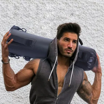 Tragbares Stabilitäts-Fitnessgerät, Original-Aqua-Tasche anstelle von Sandsack, Wasser-Krafttrainingstasche, ultimatives Kern- und Gleichgewichtstraining, Bl19403