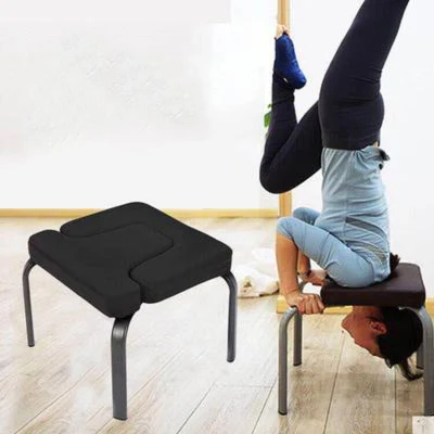 Yoga Upside Down Fitness Hocker Kopfstand Stuhl Inversion Bank Push-up Übung Ausrüstung Esg16259